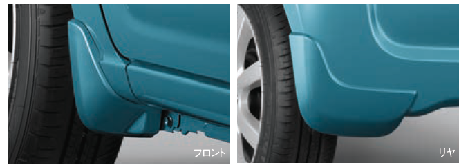 SUZUKI ALTO　スズキ アルト　マッドフラップセット[99118-74P00-ZUZ] SUZUKIアルトHA36Sリヤマッドフラップ左右 SUZUKI ALTO スズキ アルト